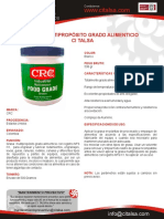 Grasa Multiproposito CRC Food Grade