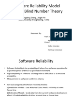 A Software Reliability Model Based On Blind Number Theory