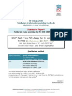 Summary Report: BAX Real-Time PCR Assay For E. Coli O157:H7 Method