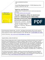 Attentional Bias - Attentional Control - Anxiety - Children