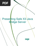 Presenting Safe X3 Java Bridge Server