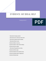 Evidence: My Ideal Self: Learning Activity 2