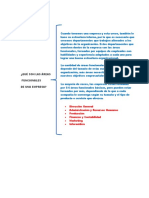 Areas Funcionales de Una Emresa