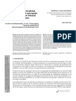 Acerca de La Constitucionalidad, o No, de La Maternidad Subrogada: Sentencia 225/2018 Del Tribunal Constitucional Portugués