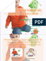 Evaluación lenguaje 1-2 años