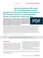 2016 ESC Peripartum cardiomyopathy