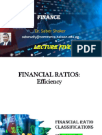 Finance: Dr. Saber Shaker