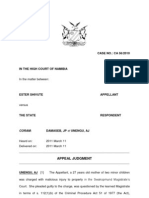 Ester Shivute Versus The State Appeal Judg - CA 56-10.damaseb JP Et Unengu AJ.11March 11