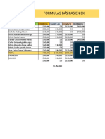 Fórmulas en Excel - Virgen Con Datos Iniciales