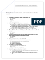 Taller de Aplicaciones Segunda Ley de La Termodinámica