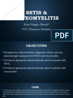 Sstis Osteomyelitis Im Elective Final