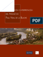 La Descripcion e Interpretacion Del Paisaje en Paul Vidal de La Blache