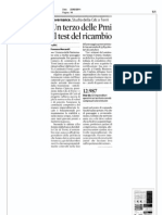 Un Terzo Delle Pmi Al Test Del Ricambio