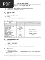 Specification For Icr18650 (2000Mah) 1、 Scope: Ewt Li-Ion Battery Datasheet