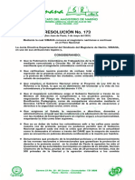 Resolucion 173 Acciones Continuidad Paro