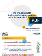 Importancia de los instrumentos de evaluación en la EPJA