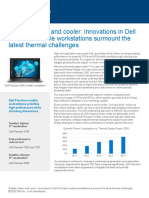 Smaller, Faster and Cooler: Innovations in Dell Precision Mobile Workstations Surmount The Latest Thermal Challenges