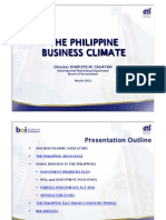 The Philippine Business Climate: Director Evariste M. Cagatan
