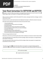 Toner Reset Instructions For DCP1610W and DCP1510 - Easyink Knowledge Base