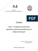 Dialisis Peritoneal Cuidados de Enfermeria Metodologia