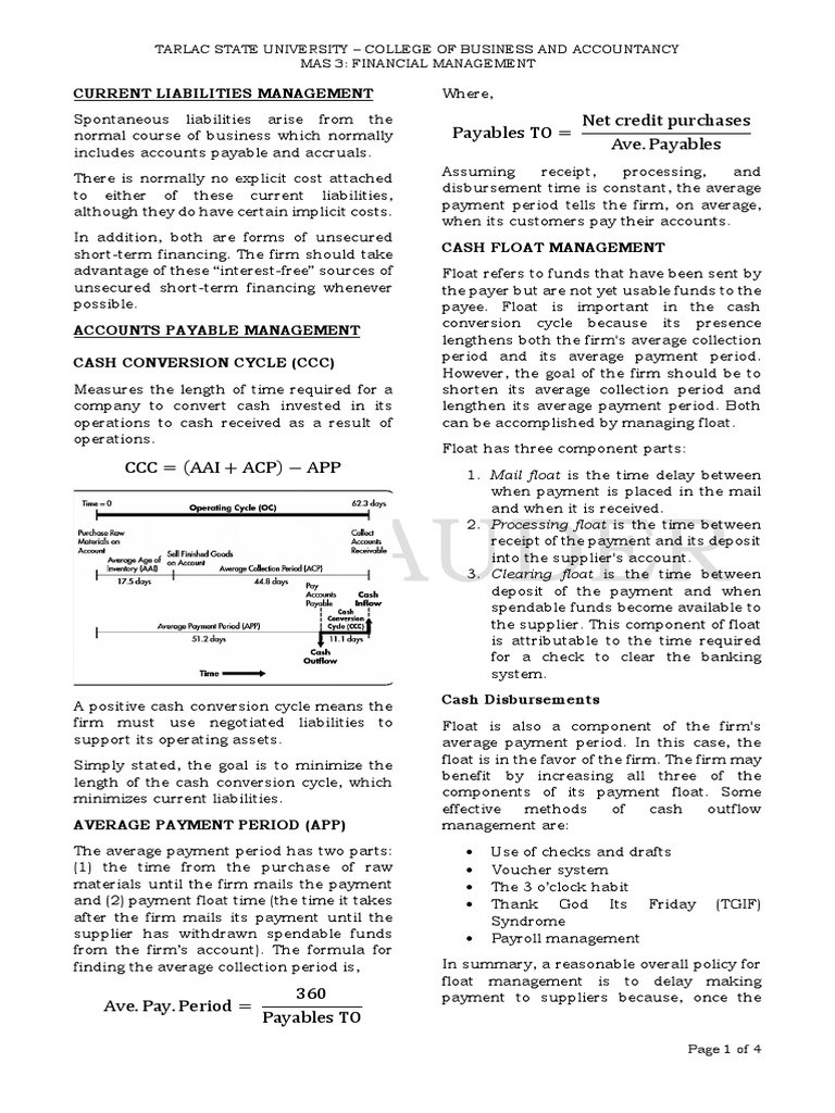 4 Current Liabilities MGMT PDF Commercial Paper Interest