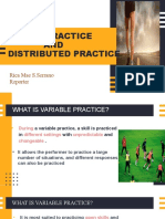 Varied Practice AND Distributed Practice: Rica Mae S.Serrano Reporter