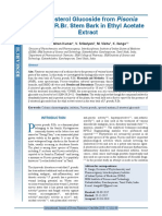 grandis R.Br. Stem Bark in Ethyl Acetate: β-Sitosterol Glucoside from Pisonia