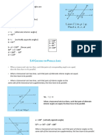 Finding angles given parallel lines cut by a transversal