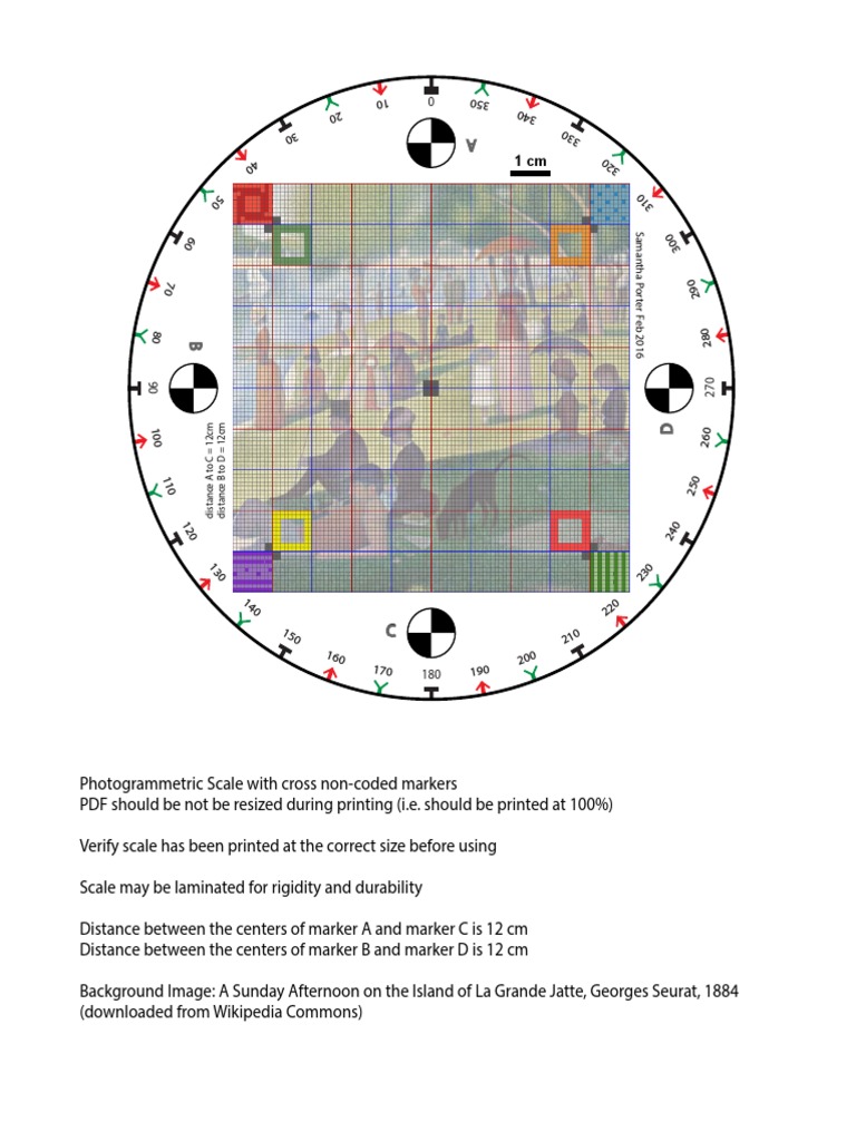 Photogrammetric Scale Noncoded Markers Plus | PDF
