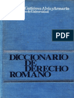 DICCIONARIO Derecho Romano Gutieacuterrez Alviz y Armario