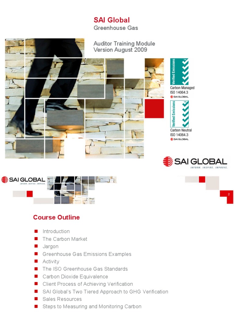 GHG Auditor Training Course Overview | PDF | Carbon Offset | Greenhouse Gas