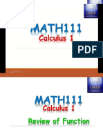1 Functions Math111