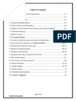 PROJECT PROPOSAL ON Shonali Alo Foundation Technical School for Rural areas in Bangladesh