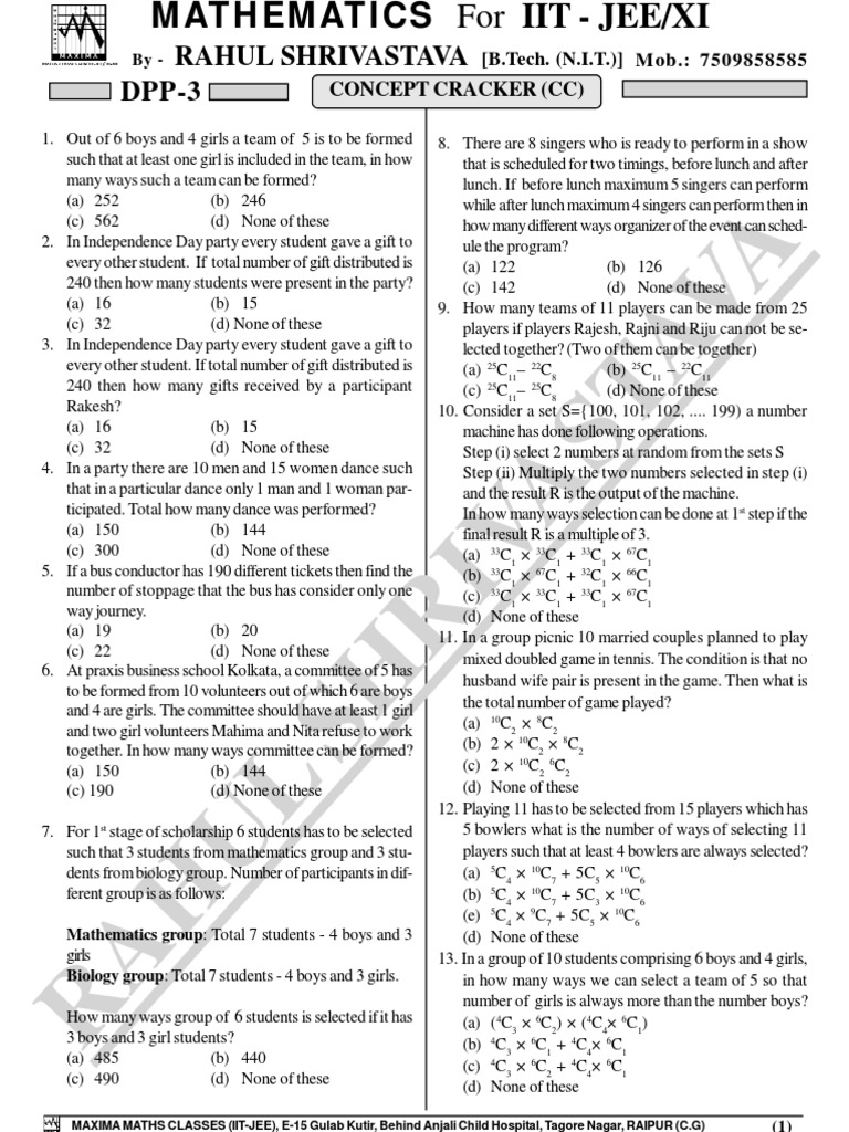 3 (Concept) | PDF | Teaching Mathematics