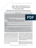 Face Mask Use and Control of Respiratory Virus Transmission in Households