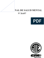 Ley Nacional de Salud Mental