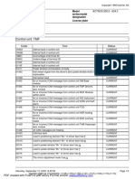 Current Fault Codes: Code Text Status