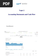 Topic 02 Accounting Statements and Cash Flow