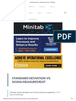 Standard Deviation vs. Sigma Measurement - iSixSigma