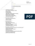 SIDRA INTERSECTION - MODEL FUNDAMENTALS WORKSHOP Contents - 2019