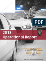 2013 Operational Report: Office of Field Operations / Statistical Analysis Unit