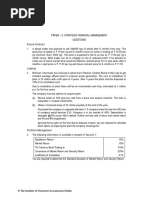 Paper - 2: Strategic Financial Management Questions Future Contract