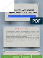 Almacenamiento de Medicamentos e Insumos