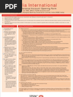 NRI Personal Account Opening Form