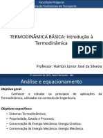 Aula 10 - Introdução a Termodinâmica