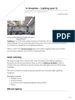 Energy Efficency in Hospitals Lighting Part 5