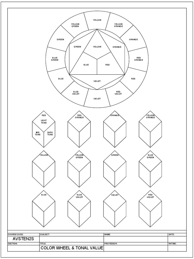 A1 - Color Wheel Value | PDF