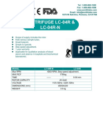 CE C-04R-N Centrifuge Lc-04R & LC-04R-N