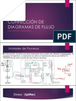 Diagrama flujo separación benceno-tolueno