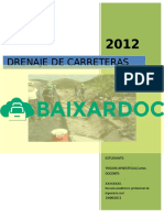 Informe de Drenaje de Carreteras